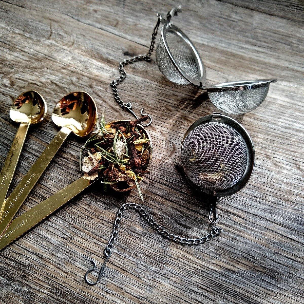 Mesh Tea Strainer || Loose Tea Ball - The Rex Apothecary is now SPIRIT HAUS Botanicals
