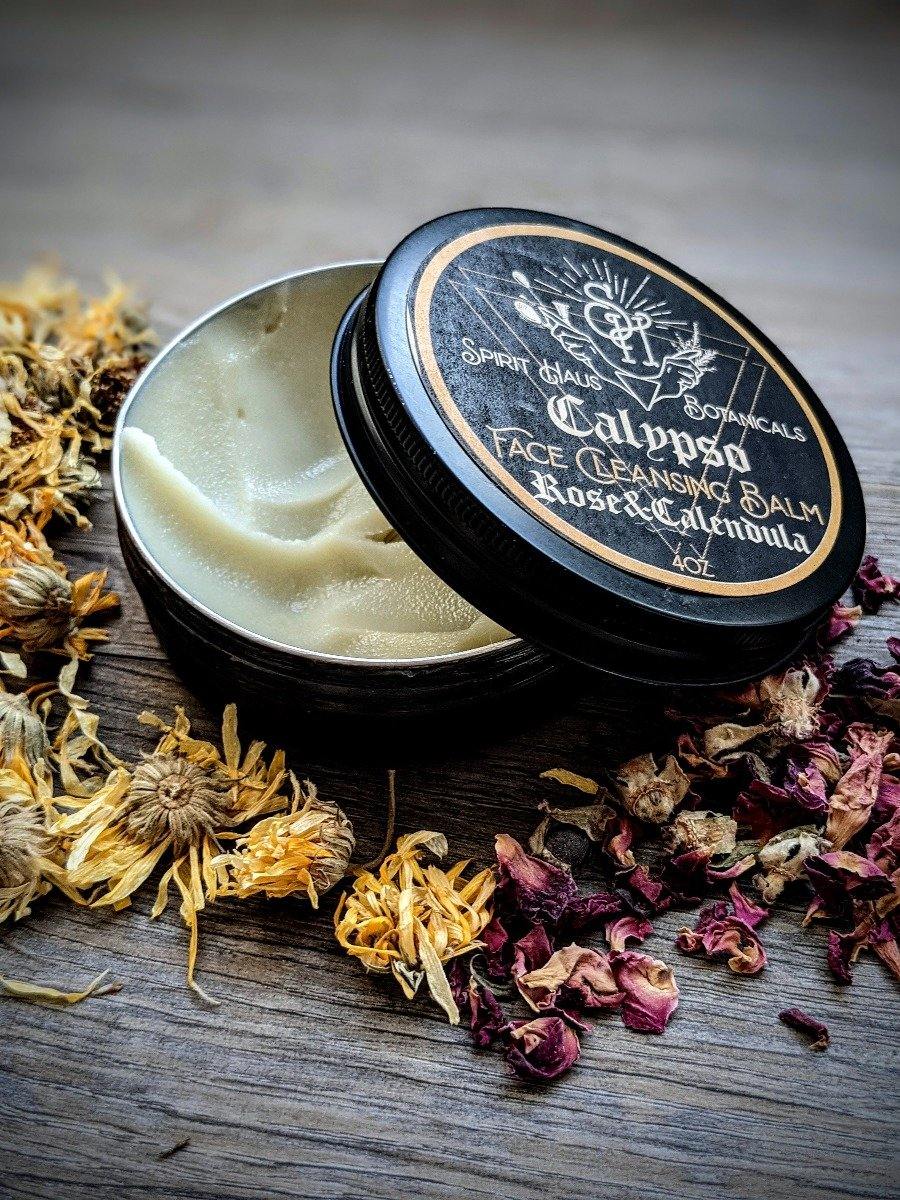 Calypso Cleansing Balm || Soap-Free Moisturizing Facial Cleanser - The Rex Apothecary is now SPIRIT HAUS Botanicals
