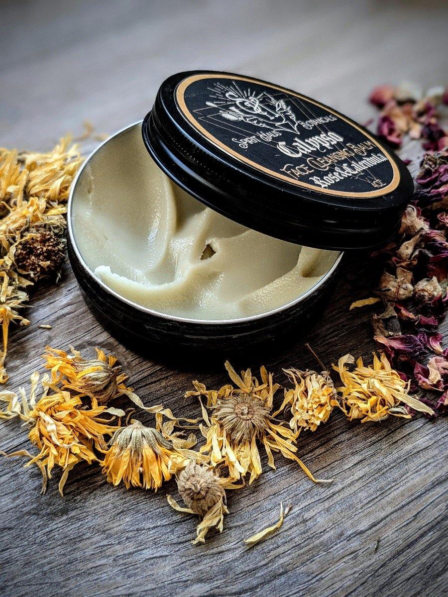 Calypso Cleansing Balm || Soap-Free Moisturizing Facial Cleanser - The Rex Apothecary is now SPIRIT HAUS Botanicals