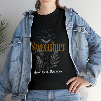 Succubus Satisfaction Cotton T-Shirt | Sizes up to 5XL