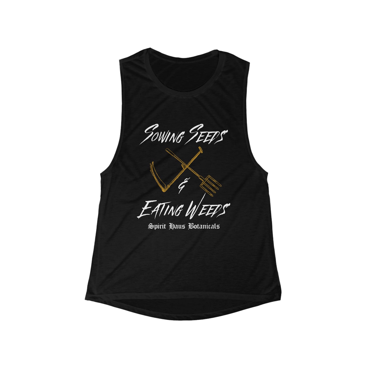 Sowing Seeds & Eating Weeds Scoop Muscle Tank