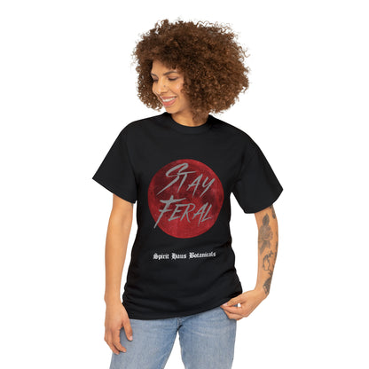 Stay Feral Unisex Heavy Cotton T-Shirt | Sizes up to 5XL