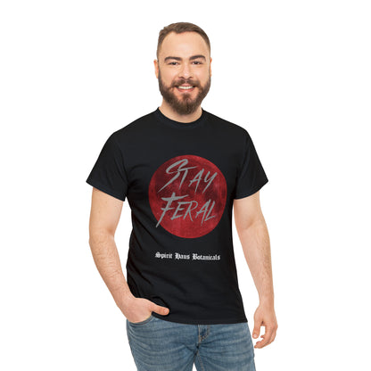 Stay Feral Unisex Heavy Cotton T-Shirt | Sizes up to 5XL