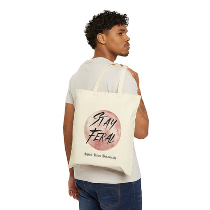 Stay Feral Canvas Tote Bag