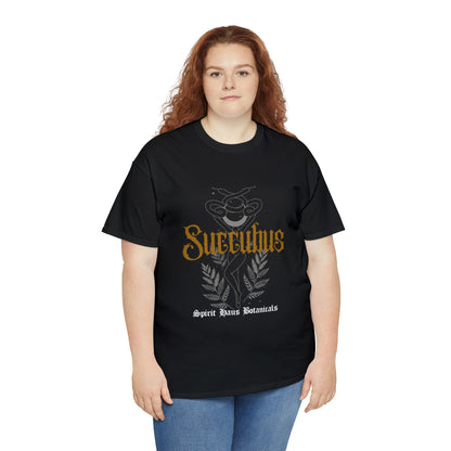 Succubus Satisfaction Cotton T-Shirt | Sizes up to 5XL