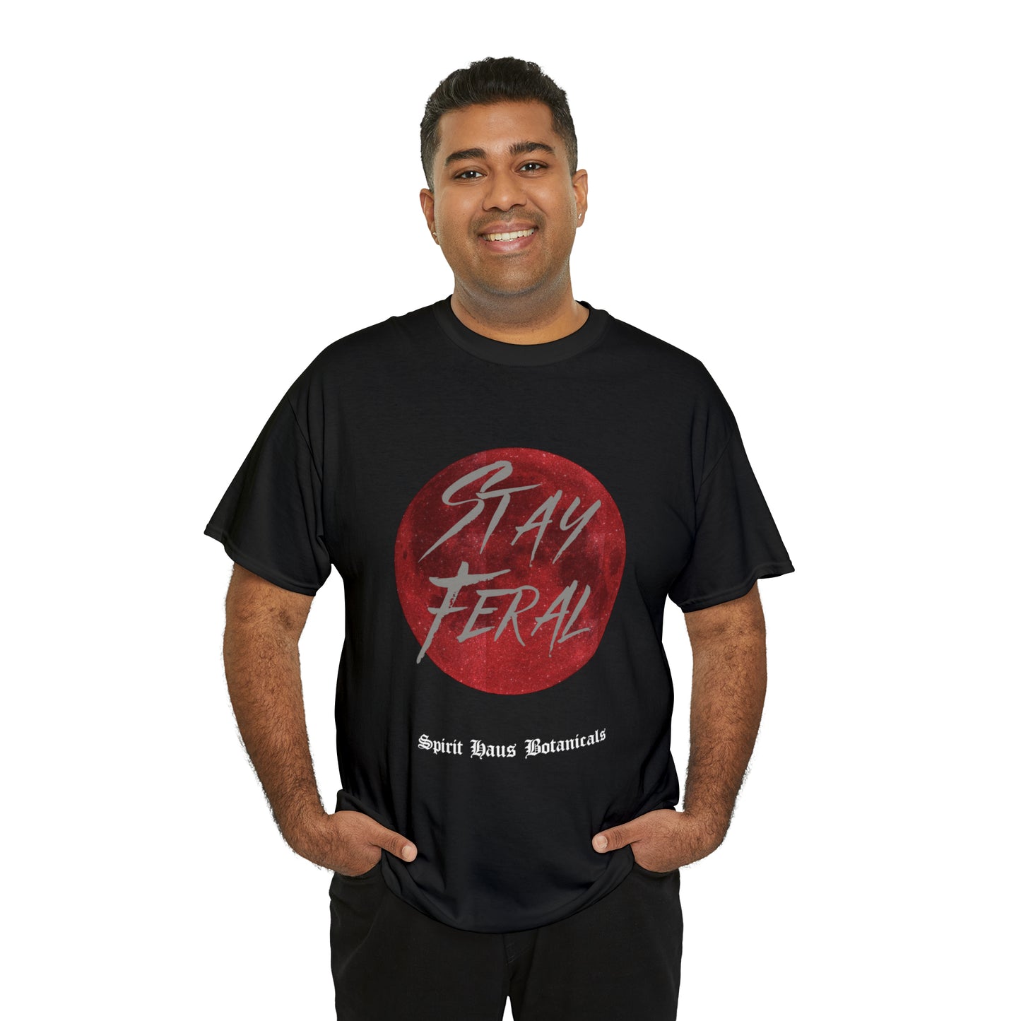 Stay Feral Unisex Heavy Cotton T-Shirt | Sizes up to 5XL