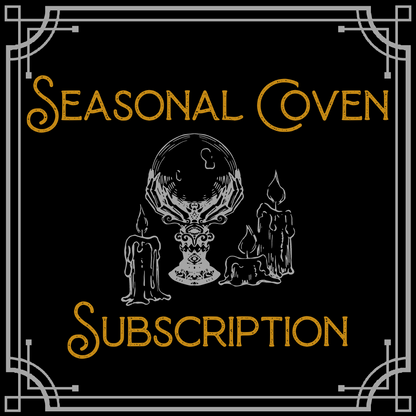 Seasonal Herbal Coven Subscription | Quarterly Self Care Ritual Kits | 4 per year