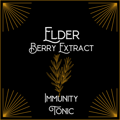 Elderberry Elixir || Alcohol-Free Concentrated Extract | Cold & Flu Immune Support