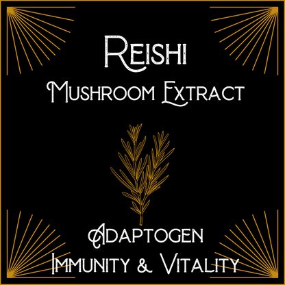 Reishi Mushroom Extract || Immunity & Vitality Tonic || Double Extracted