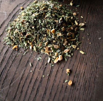 Rest & Digest Tea || Warming Digestive Spice || Fire Element - The Rex Apothecary is now SPIRIT HAUS Botanicals